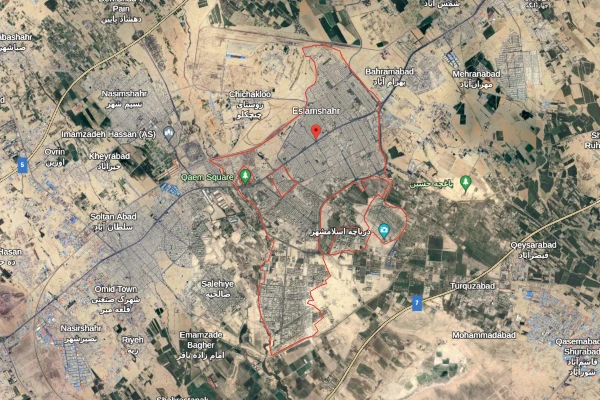 تهیه نقشه UTM اسلامشهر - UTMSurveys,خدمات نقشه برداری utm,جانمایی پلاک سقفی,نقشه هوایی